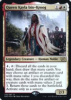Magic the Gathering Card - Queen Kayla bin-Kroog - MTG Circle