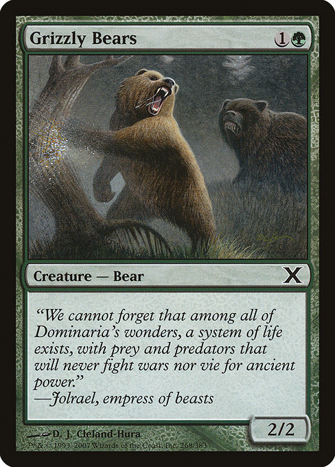 Magic the Gathering Card - Grizzly Bears - MTG Circle