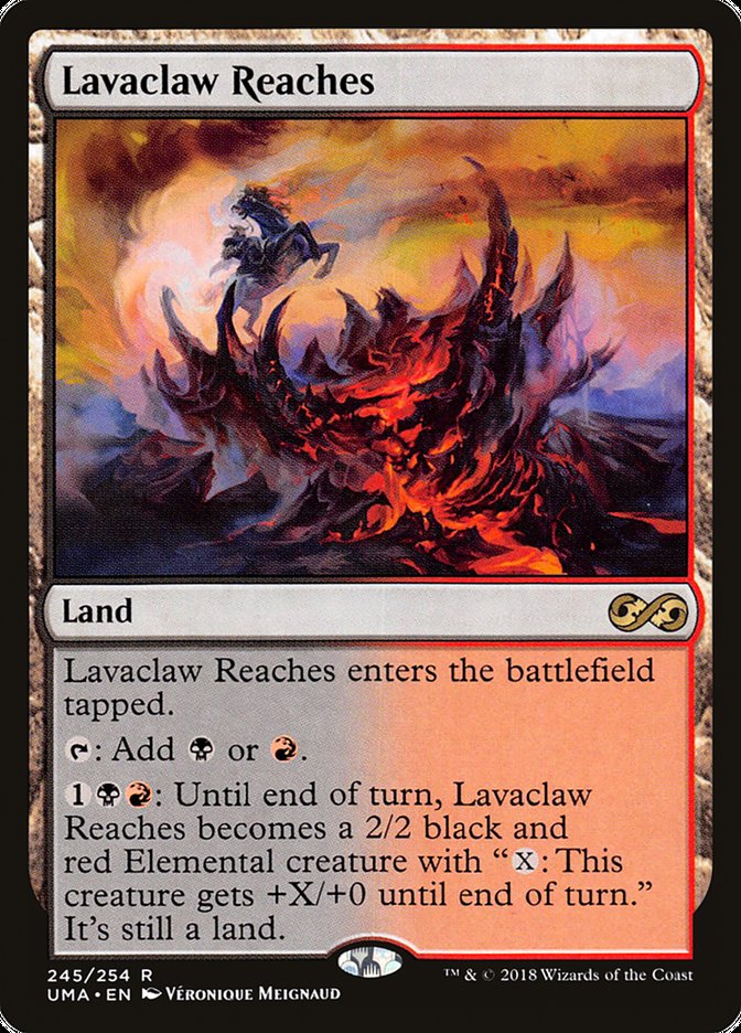 Magic the Gathering Card - Lavaclaw Reaches - MTG Circle