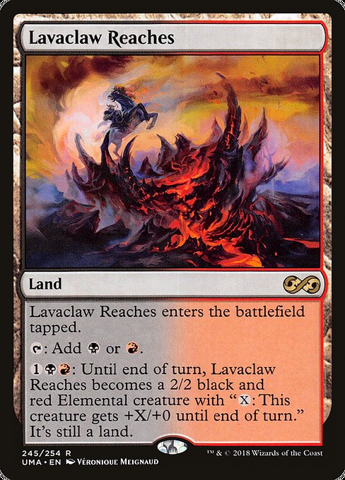 Magic the Gathering Card - Lavaclaw Reaches - MTG Circle