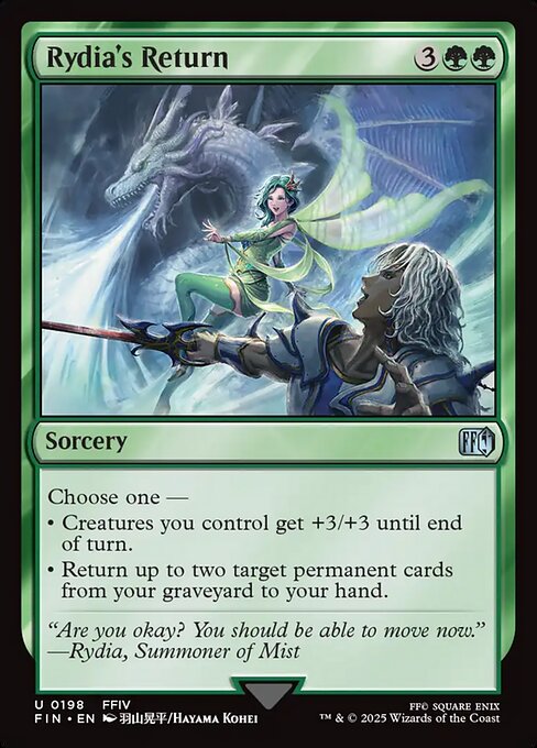 Magic the Gathering Card - Rydia's Return - MTG Circle