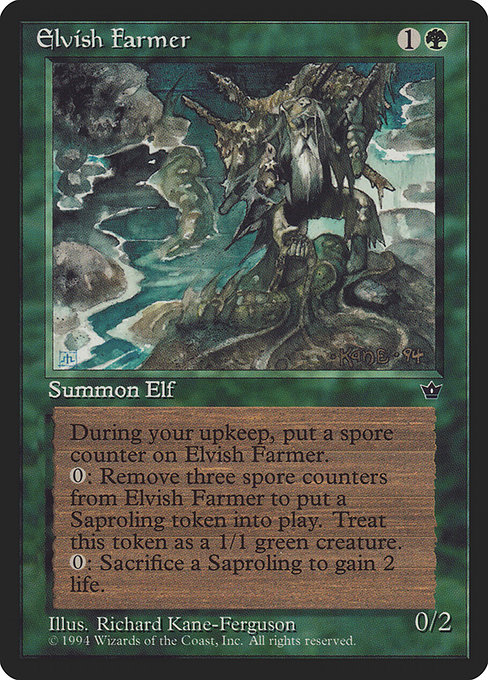 Magic the Gathering Card - Elvish Farmer - MTG Circle
