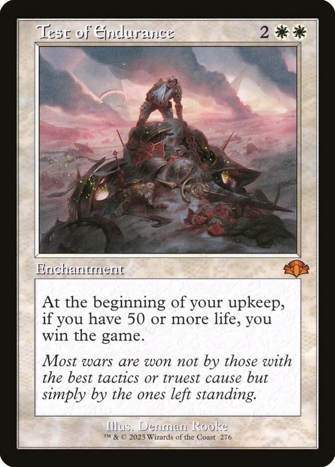 Magic the Gathering Card - Test of Endurance - MTG Circle