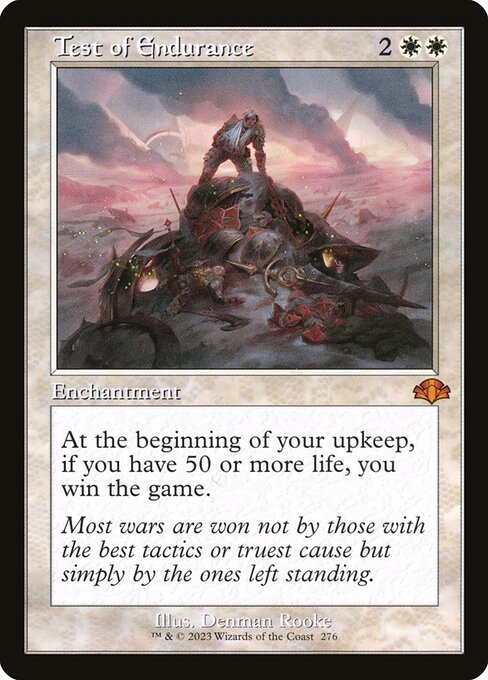 Magic the Gathering Card - Test of Endurance - MTG Circle