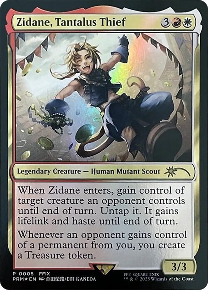 Magic the Gathering Card - Zidane, Tantalus Thief - MTG Circle