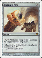 Magic the Gathering Card - Aladdin's Ring - MTG Circle