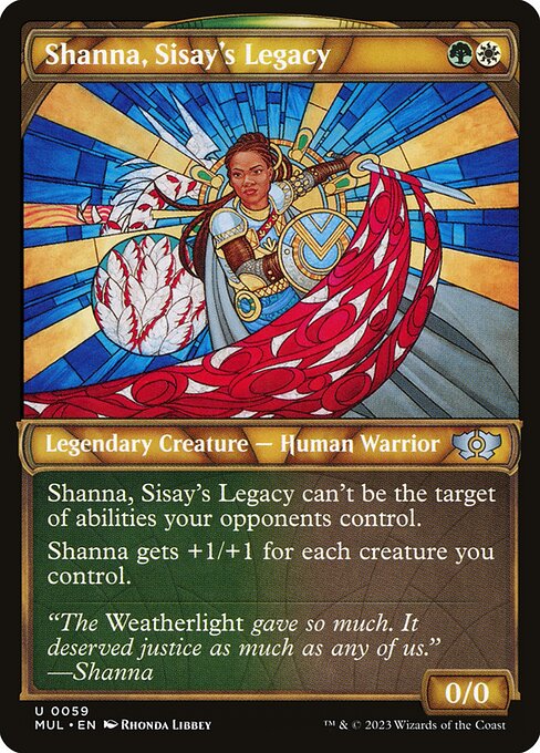 Magic the Gathering Card - Shanna, Sisay's Legacy - MTG Circle