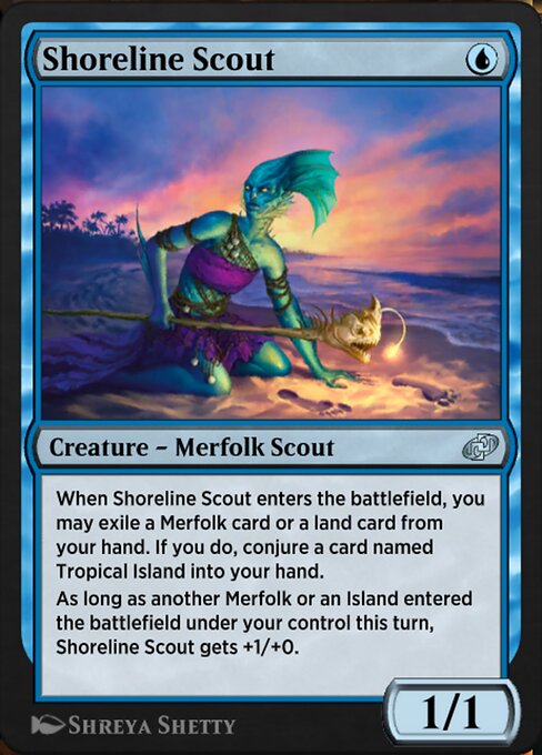 Magic the Gathering Card - Shoreline Scout - MTG Circle