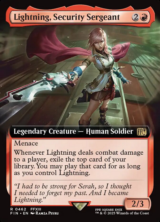 Magic the Gathering Card - Lightning, Security Sergeant - MTG Circle