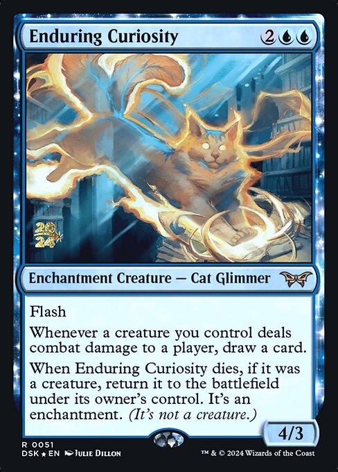 Magic the Gathering Card - Enduring Curiosity - MTG Circle