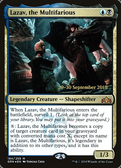 Magic the Gathering Card - Lazav, the Multifarious - MTG Circle