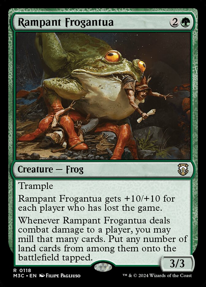 Magic the Gathering Card - Rampant Frogantua - MTG Circle