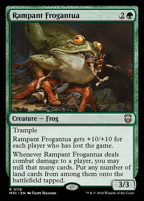 Magic the Gathering Card - Rampant Frogantua - MTG Circle