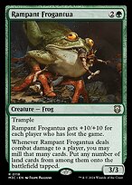 Magic the Gathering Card - Rampant Frogantua - MTG Circle