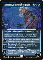 Magic the Gathering Card - Tezzeret, Betrayer of Flesh - MTG Circle