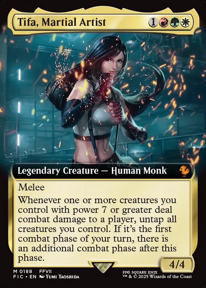 Magic the Gathering Card - Tifa, Martial Artist - MTG Circle