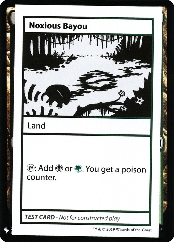Magic the Gathering Card - Noxious Bayou - MTG Circle