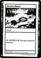 Magic the Gathering Card - Noxious Bayou - MTG Circle