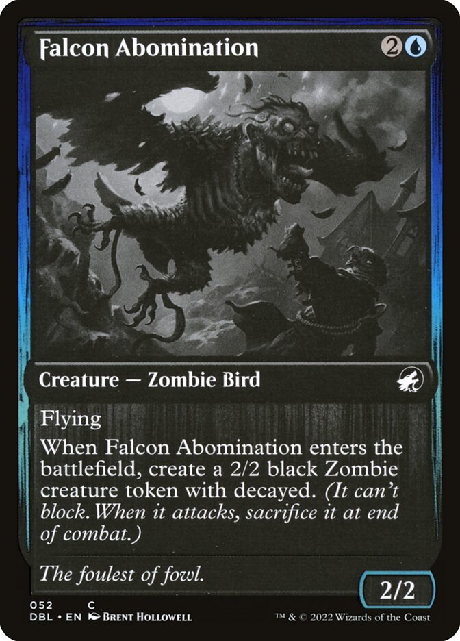 Magic the Gathering Card - Falcon Abomination - MTG Circle
