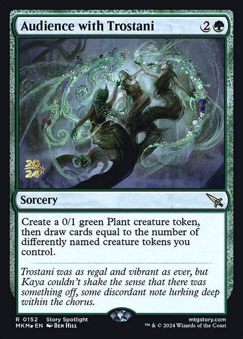 Magic the Gathering Card - Audience with Trostani - MTG Circle