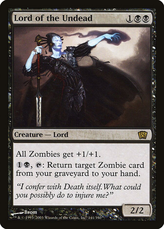 Magic the Gathering Card - Lord of the Undead - MTG Circle