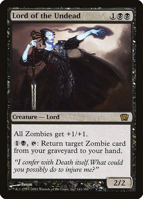 Magic the Gathering Card - Lord of the Undead - MTG Circle