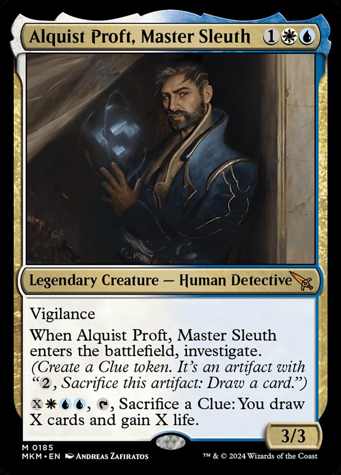 Magic the Gathering Card - Alquist Proft, Master Sleuth - MTG Circle