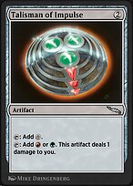 Magic the Gathering Card - Talisman of Impulse - MTG Circle