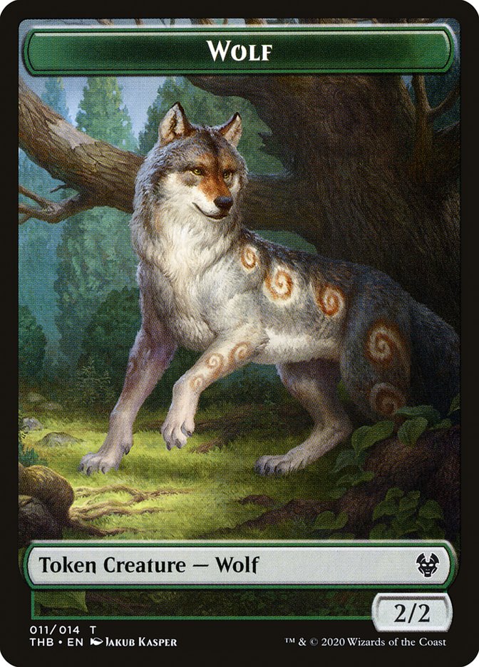 Magic the Gathering Card - Wolf - MTG Circle