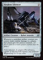 Magic the Gathering Card - Virulent Silencer - MTG Circle