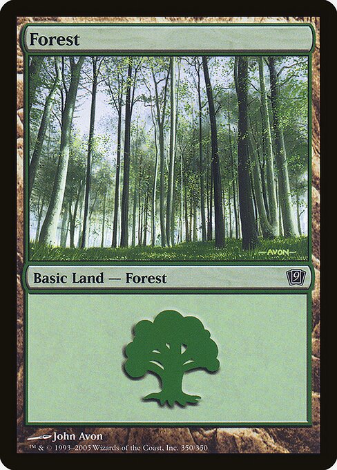 Magic the Gathering Card - Forest - MTG Circle
