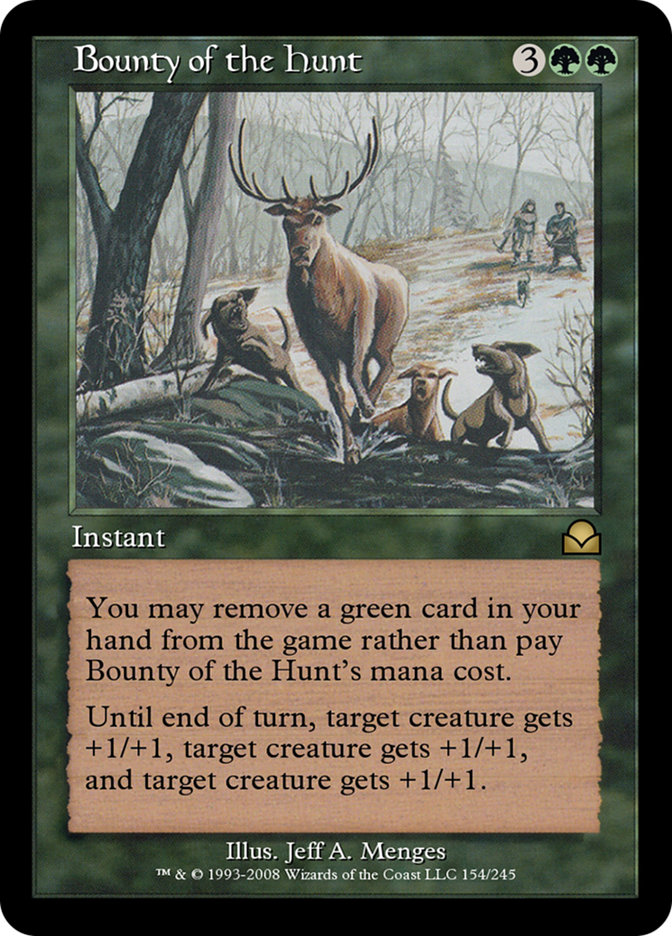 Magic the Gathering Card - Bounty of the Hunt - MTG Circle