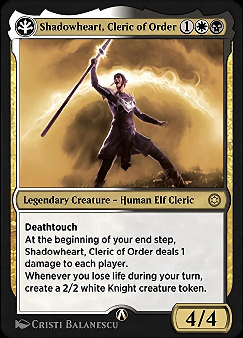 Magic the Gathering Card - Shadowheart, Cleric of Order - MTG Circle