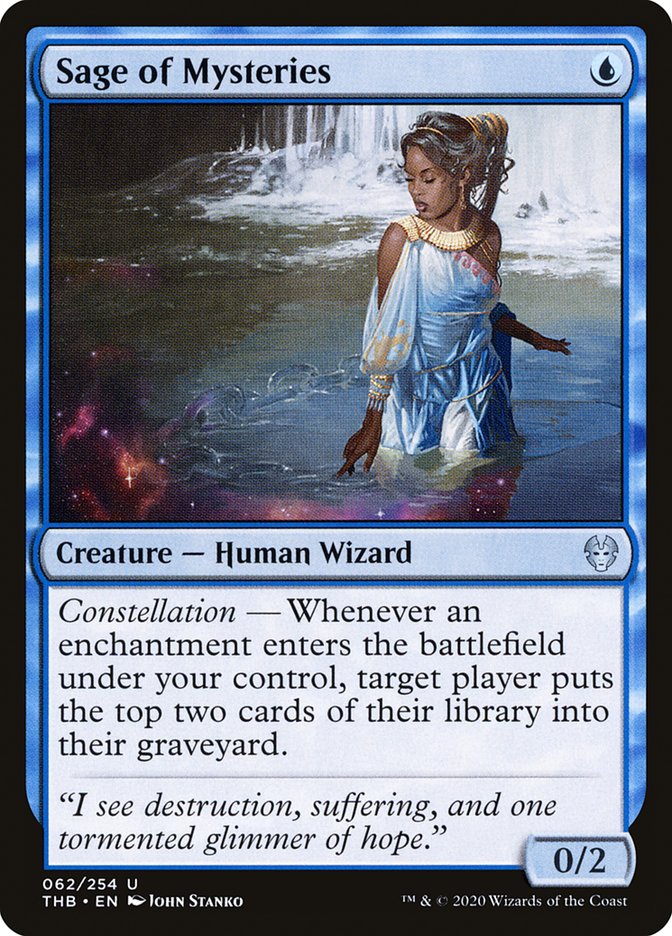 Magic the Gathering Card - Sage of Mysteries - MTG Circle
