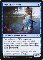 Magic the Gathering Card - Sage of Mysteries - MTG Circle
