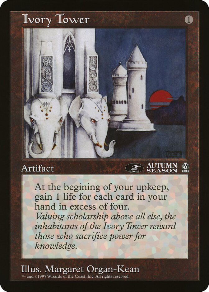 Magic the Gathering Card - Ivory Tower - MTG Circle