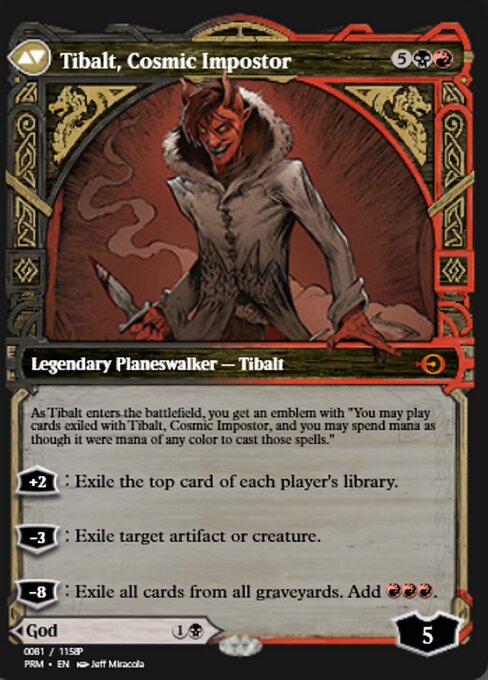 Magic the Gathering Card - Tibalt, Cosmic Impostor - MTG Circle