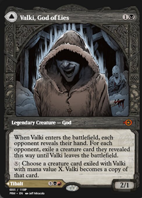 Magic the Gathering Card - Valki, God of Lies - MTG Circle