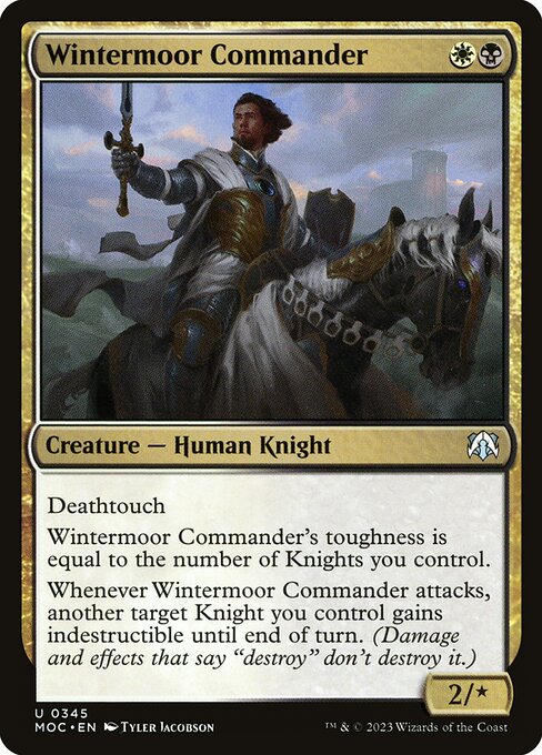 Magic the Gathering Card - Wintermoor Commander - MTG Circle