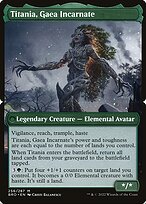 Magic the Gathering Card - Titania, Gaea Incarnate - MTG Circle