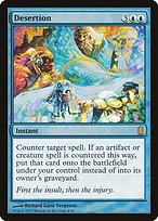 Magic the Gathering Card - Desertion - MTG Circle