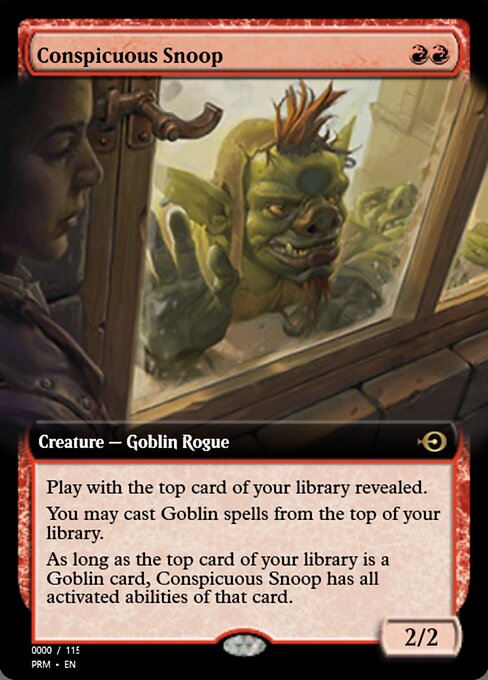 Magic the Gathering Card - Conspicuous Snoop - MTG Circle