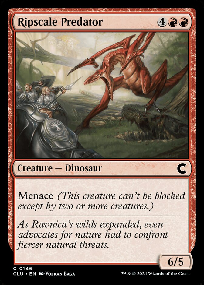 Magic the Gathering Card - Ripscale Predator - MTG Circle