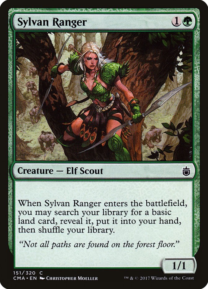Magic the Gathering Card - Sylvan Ranger - MTG Circle