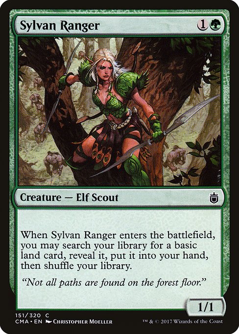 Magic the Gathering Card - Sylvan Ranger - MTG Circle