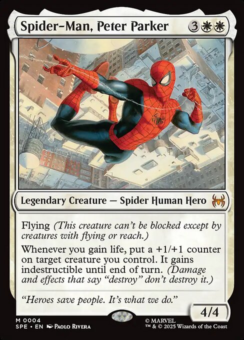 Magic the Gathering Card - Spider-Man, Peter Parker - MTG Circle