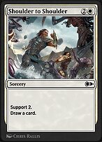 Magic the Gathering Card - Shoulder to Shoulder - MTG Circle