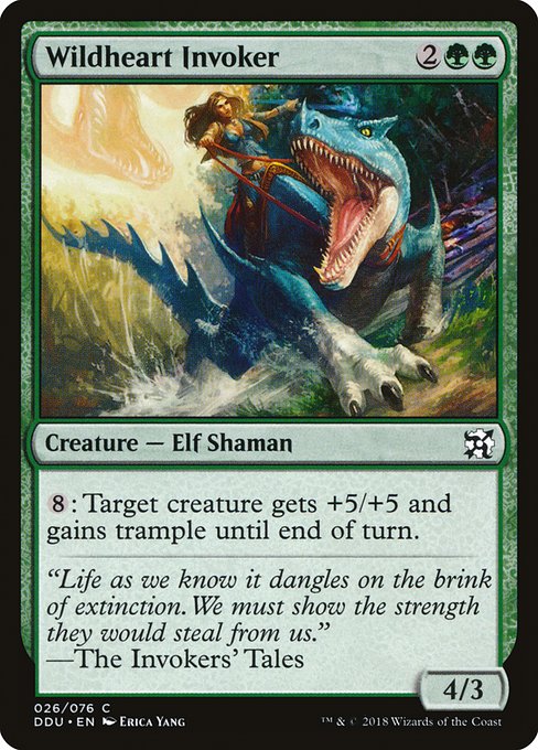 Magic the Gathering Card - Wildheart Invoker - MTG Circle