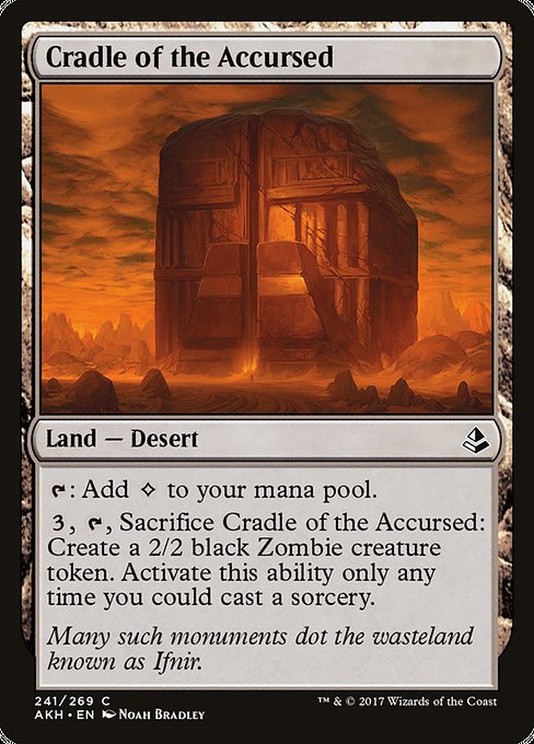 Magic the Gathering Card - Cradle of the Accursed - MTG Circle
