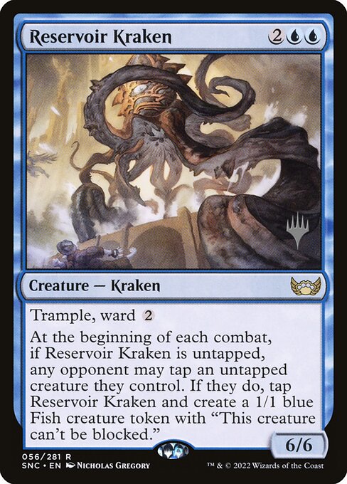 Magic the Gathering Card - Reservoir Kraken - MTG Circle